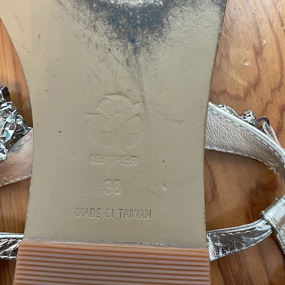 Jewel Embellished Sandals size 38 (7.5 US) - Picture 5 of 5